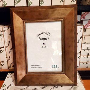 FG Galassi & Marcelli Frames - One Handcrafted Bronzetone 5x7 Frame New in Box